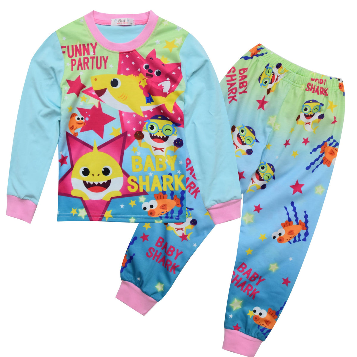 Kid Baby Boy Spring Autumn Home Long Sleeve Pajamas
