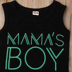 Baby Boy Summer Infant Casual Letter Shorts Summer Suit 2 Pcs Sets