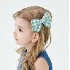 Baby Girl Cute Sequin Bow Crab Hair Clips Bezel Candy Hairpins Hair Accessories 6 Pcs