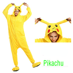 Family Matching Parent-child One-piece Flannel Cartoon Animal Pajamas