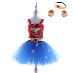 Kid Girl Mesh Tutu Magical Anime Role-playing Dresses