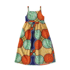 Kid Baby Girls Sleeveless Suspenders Halter Bohemian Dresses