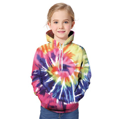 Kid Boys Girls 3D Printed Crewneck Hoodie