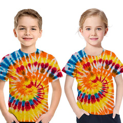 Kid Baby Boy Girl Tie-dye 3D Pullover Sweatshirt
