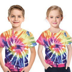 Kid Baby Boy Girl Tie-dye 3D Pullover Sweatshirt