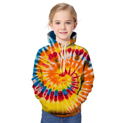 Kid Boys Girls 3D Printed Crewneck Hoodie