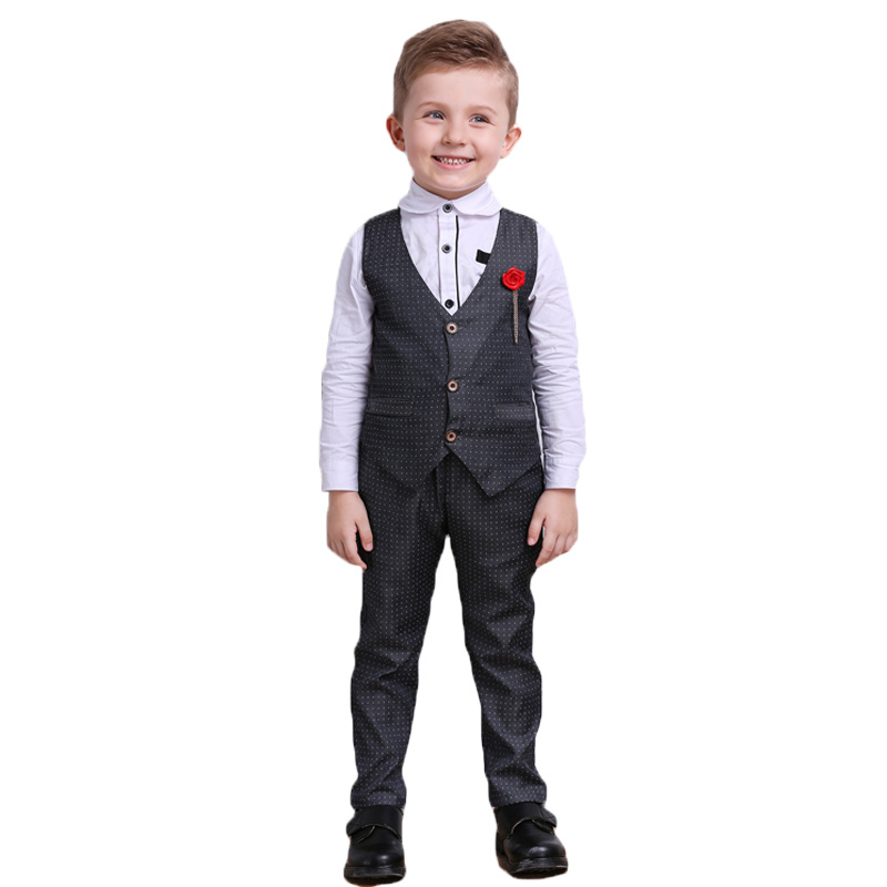 Autumn College British Gentleman Baby Boy Set 2 Pcs Formal Suits