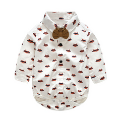 Autumn Baby Boy Set Gentleman Fashion Party Formal 3 Pcs Suits