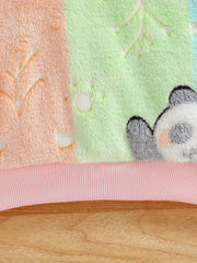 Kid Girl Cozy Panda Plush Fashion Long Sleeves Sweatshirts
