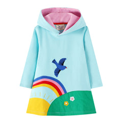 Kid Baby Girls Spring Autumn Long Sleeve Casual Dresses