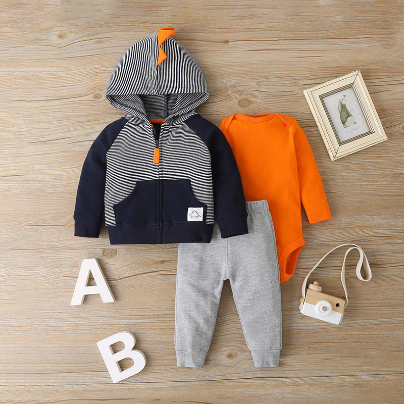 Infant Baby Boy Jumpsuit 3cs Set