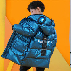 Kid Boy Down Cotton Wadded Winter Jacket Coats
