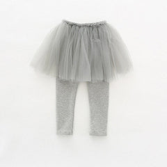 Baby Girls  Legging Tutu Layer Skinny Spring Autumn Pants 1-6 Years