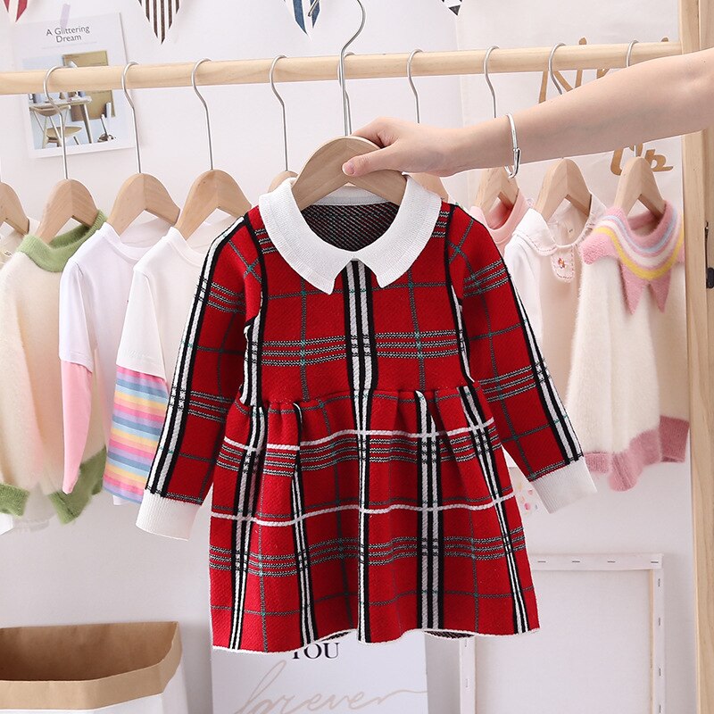 Girls Toddler Dresses Winter Costume 2-6Y