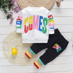 Autumn Kid Baby Boys Tracksuit Casual 2 Pcs Sets