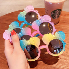 Kid Baby Star Cartoon Round Sunglasses UV400 Goggles