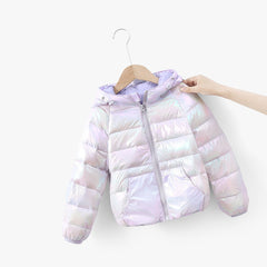 Winter New Girl Fashion Jackets Lightweight Down Coats