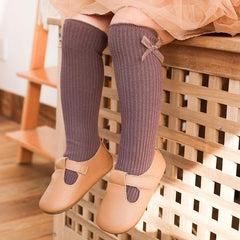 Baby / Toddler / Kid Girl's Bowknot Solid Stockings Socks