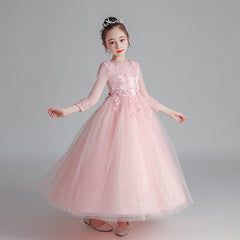 Kid Girl Princess Party Performance Costumes Dress
