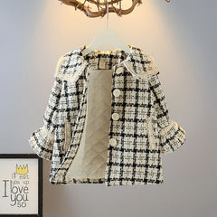 Winter Baby Girl Fashion Coats Korean Jacket