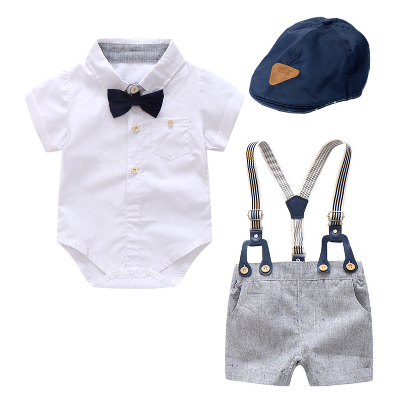 Baby Boy Gentleman Suit Summer  3 Pcs Sets