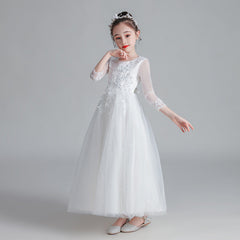 Kid Girl Princess Party Performance Costumes Dress