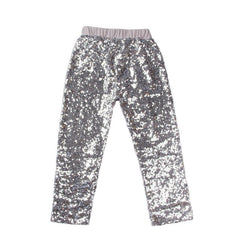 Kid Girl Multicolor Sequined Trousers Pants