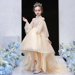 Girl Sweet Birthday Princess Wedding Piano Evening Dress