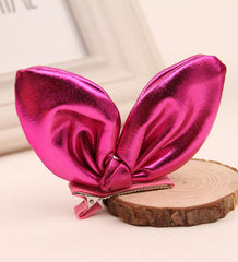 Kid Baby Girls Sequin Clip Bows Tie Knot Hairpins Fashion Hair Accessories