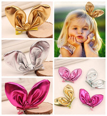 Kid Baby Girls Sequin Clip Bows Tie Knot Hairpins Fashion Hair Accessories
