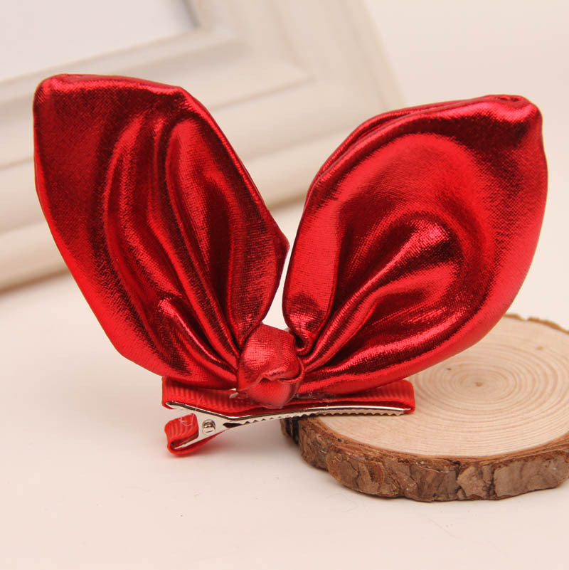 Kid Baby Girls Sequin Clip Bows Tie Knot Hairpins Fashion Hair Accessories