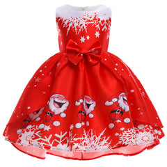 Kid Girl Robe Party Christmas Casual Dress