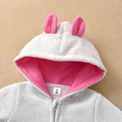 Autumn Winter Infant Casual Jacket Baby Girl Warm Hooded Coat