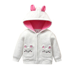 Autumn Winter Infant Casual Jacket Baby Girl Warm Hooded Coat
