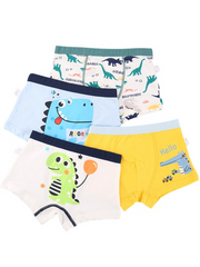 Kid Boys Underwear Cotton Cartoon Briefs Soft Boxers 2 Pieces/Lot