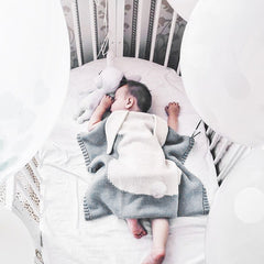 Baby Blanket Knit Bunny Ears Stuff Envelope Newborns Pajamas