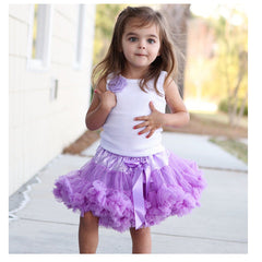 Kid Baby Girls Tutu Gauze Stage Performance Pompous Skirts