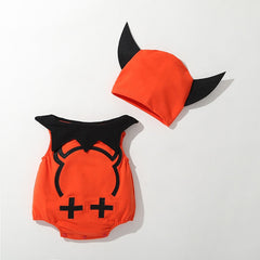 0-18M Baby Boy Halloween Pumpkin Set 3 Pcs