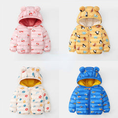 Kid Boy Lightweight Warm Cotton-padded Jacket Coat