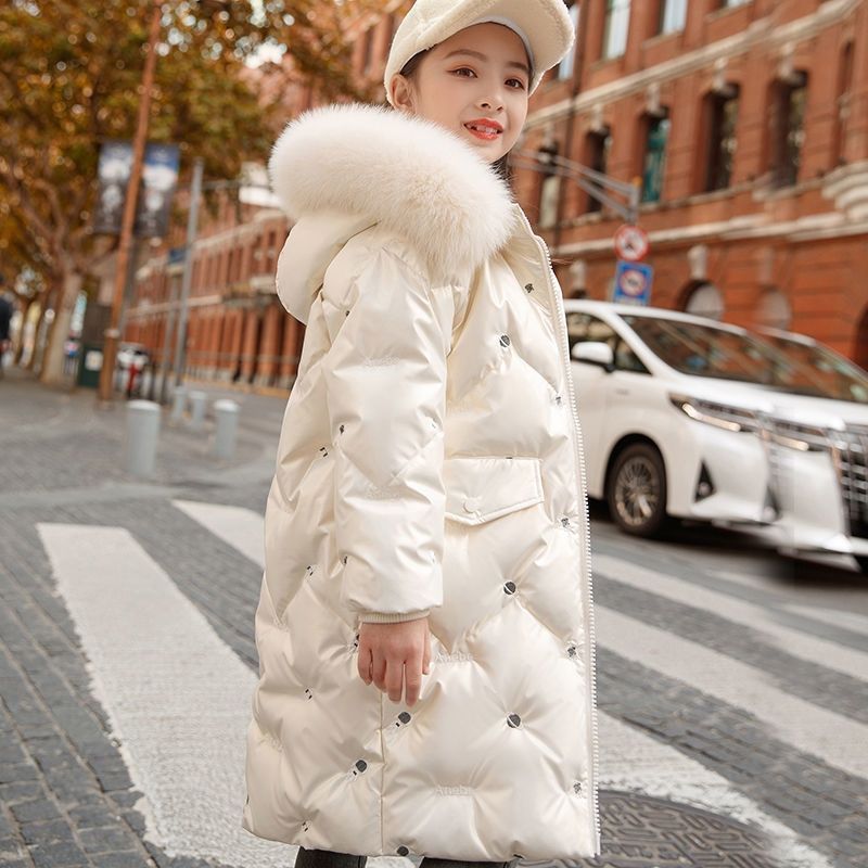 Kid Boys Girls Cotton Winter Thick Jackets Warm Down Coats