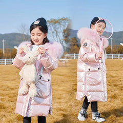 Kid Girl Eiderdown Cotton-padded Winter Jacket Coats