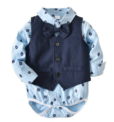 Autumn Gentleman Suit Baby Boy Set 2 Pcs Formal Wear