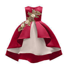 Kid Girl INS Show Embroidered Princess Dress