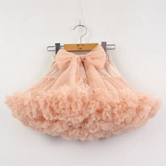 Kid Baby Girls Tutu Gauze Stage Performance Pompous Skirts