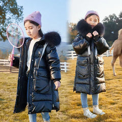 Kid Girl Eiderdown Cotton-padded Winter Jacket Coats