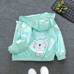 Autumn Girl Cartoon Animal Jacket Zipper Cardigan Coat