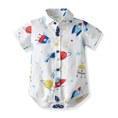 Baby Boys Cute Birthday Party Fashion Gentleman Boy Sets 2 Pcs