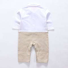 Baby Boy Bowtie Long-sleeve Gentleman 3 Pcs Sets 6-24 Months