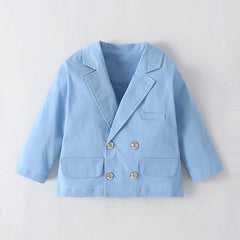Baby Boys Newborn Sky Blue Sets Spring Autumn Suit 2 Pcs