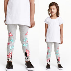 Kids Baby Girls Leggings Pants Cute Mini Mouse Trousers